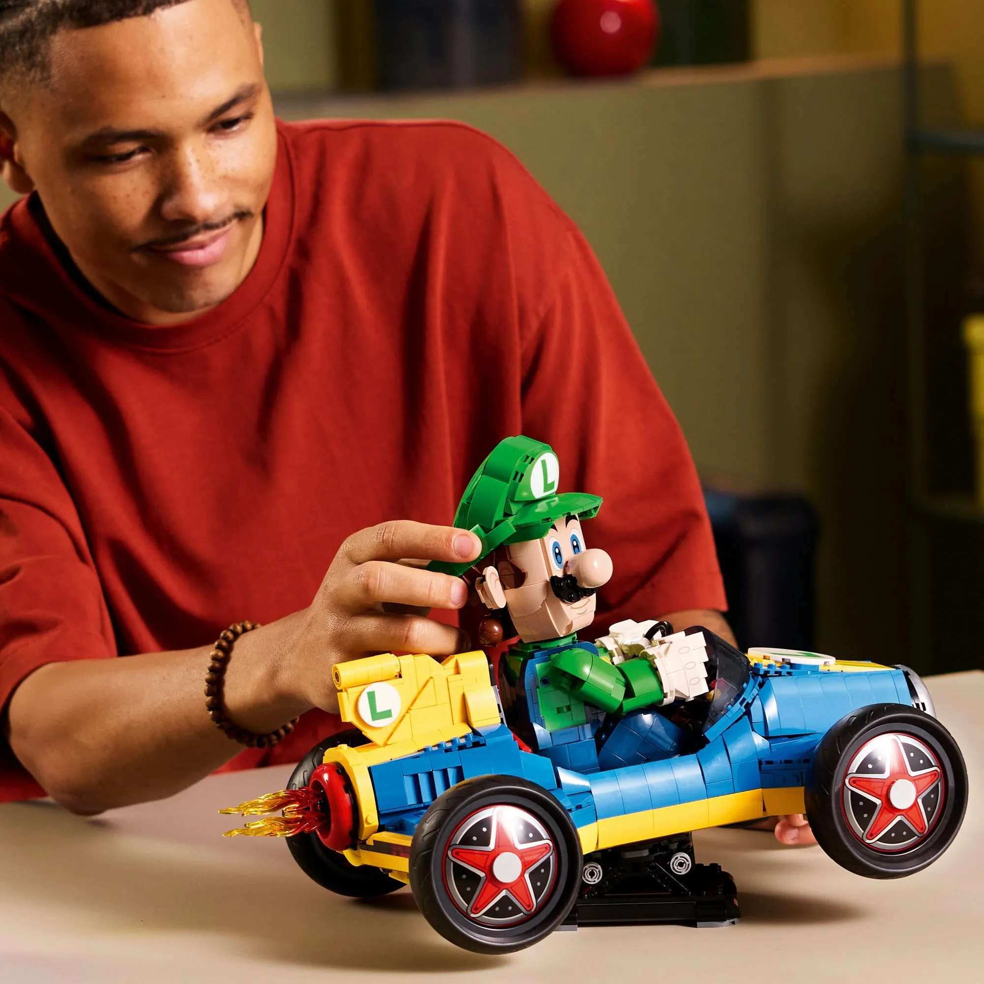 LEGO Super Mario 72050 Mario Kart — Луиджи и Mach 8