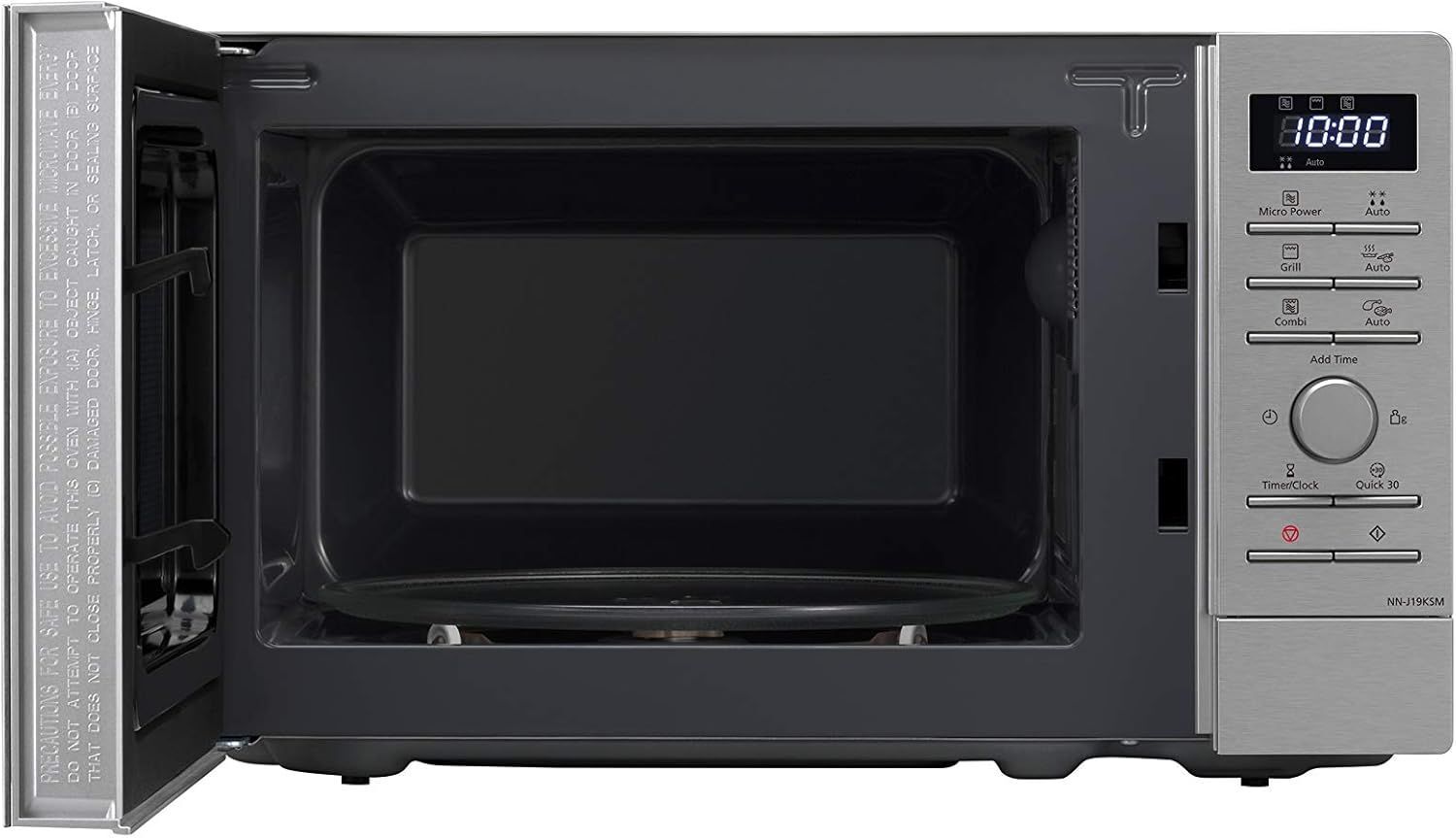 Микроволновая печь Panasonic NN-J19KSMEPG, 800 Вт, 20 л, серый