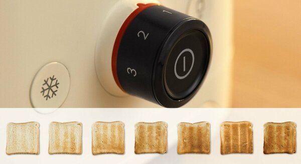 Тостер Bosch MyMoment TAT3M127 950 Вт, бежевый