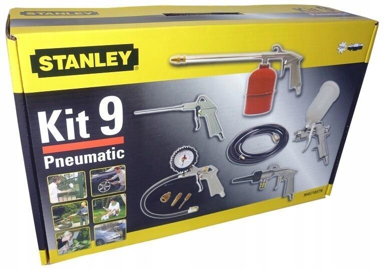 Набор пневматических инструментов Stanley KIT 9 шт. 9045718STN