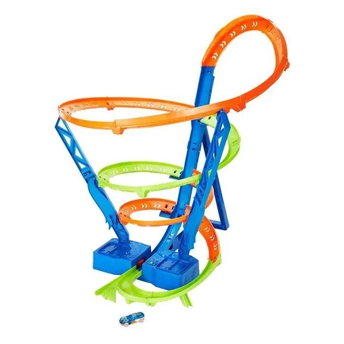 Hot Wheels Игровой набор Hot wheels Трек: Краш-спираль с машинками HGV67