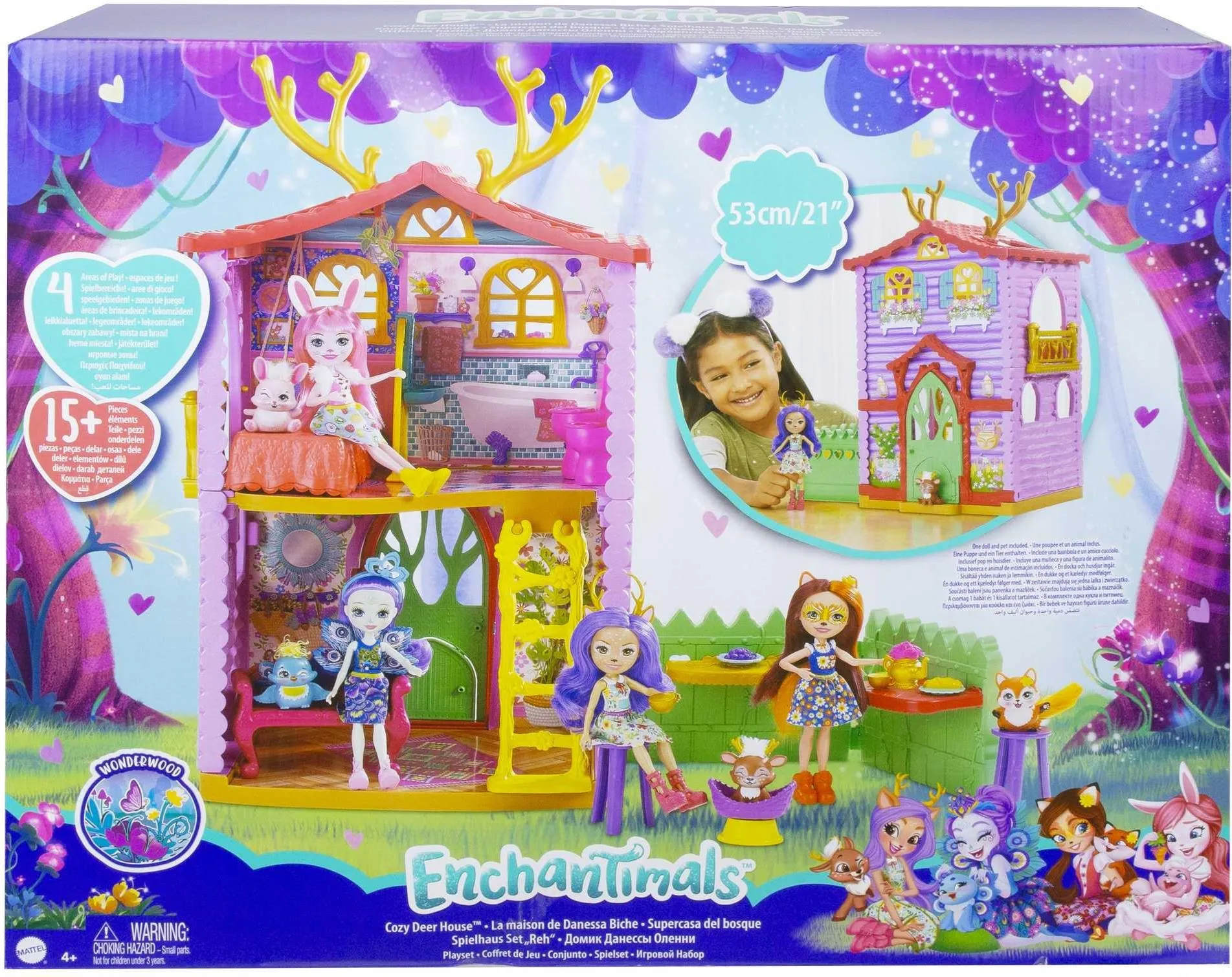 Игровой набор Enchantimals Mattel "Домик Данессы"