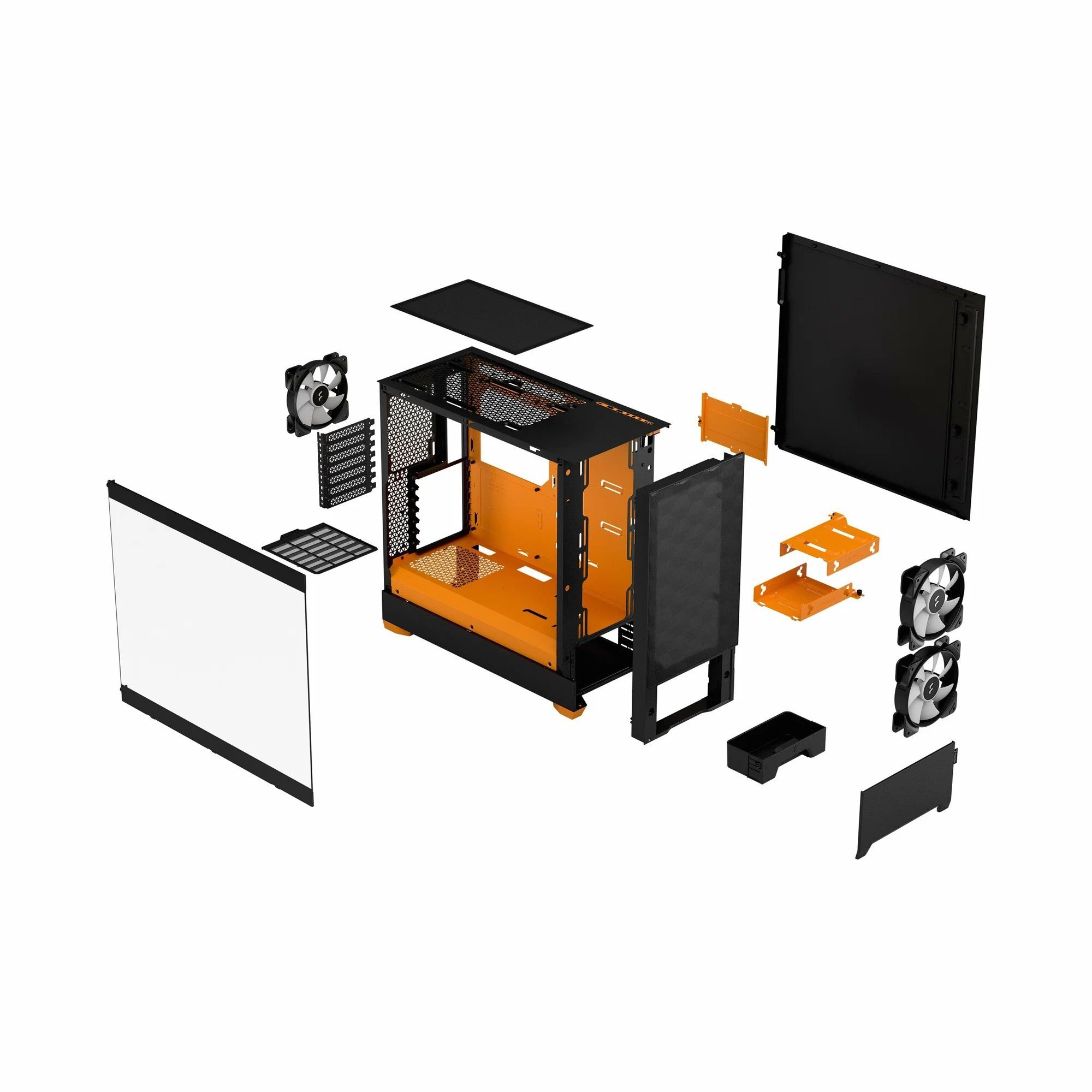 Корпус Fractal Design Pop Air RGB Orange (FD-C-POR1A-05)