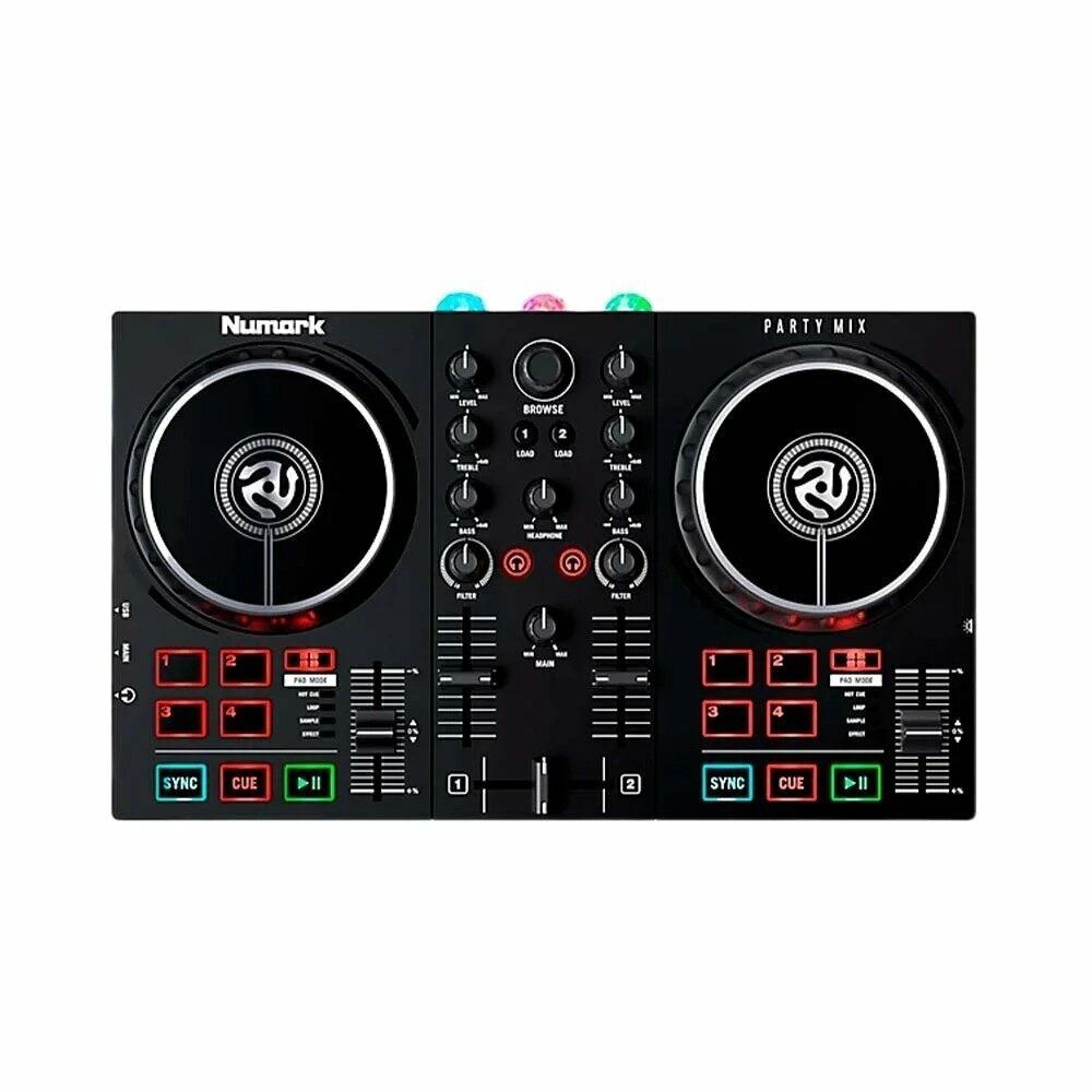 DJ контроллер Numark Party Mix Live + Наушники Numark HF 175