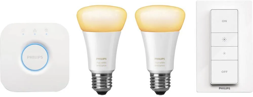 Комплект умных светодиодных ламп Philips Hue White Ambiance E27, 3 шт.