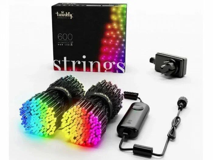 Гирлянда LED Twinkly Strings - 600 шт. (48 м) RGB + BT + Wi-Fi (TWS600STP-BEU) Generation II