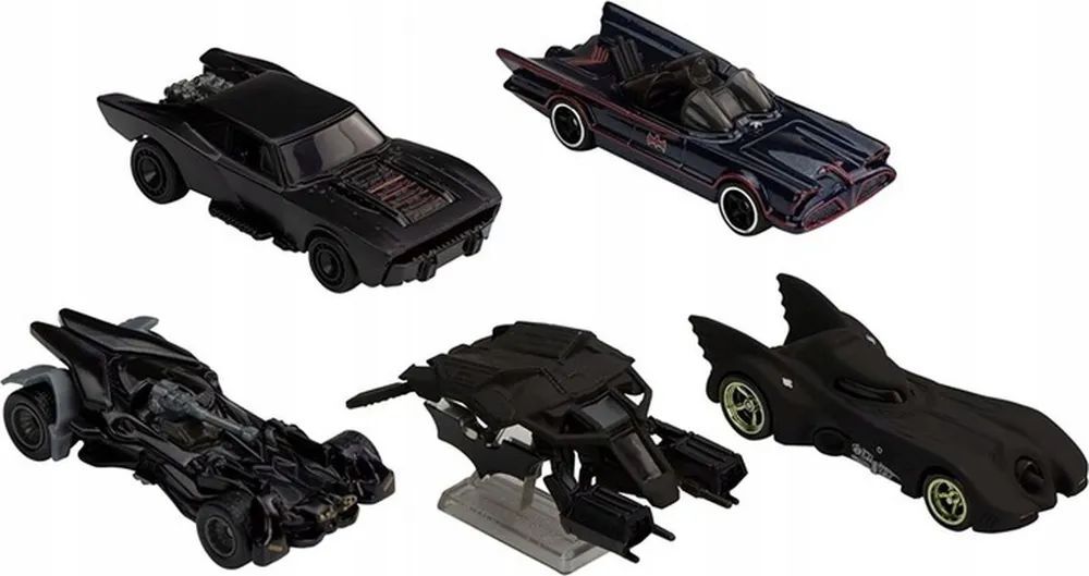Набор машинок Hot Wheels Batman Bundle 5шт GRM17