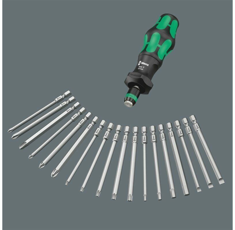 Ручка-держатель насадок с быстрозажимным патроном WERA Rapidaptor 826 Т 057480