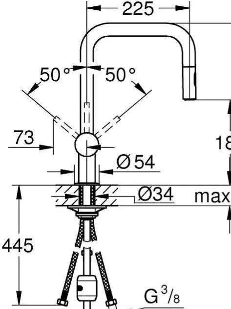 Смеситель для мойки Grohe Minta 32322Al2