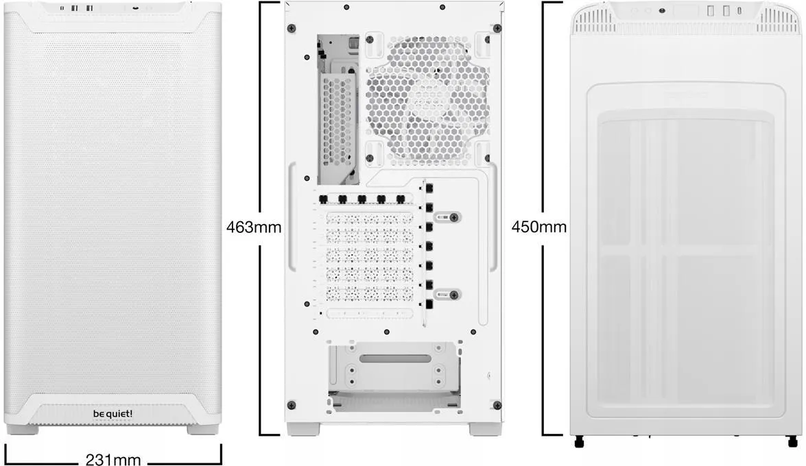 Компьютерный корпус be quiet! Pure Base 501 LX ARGB White Mid Tower BGW79