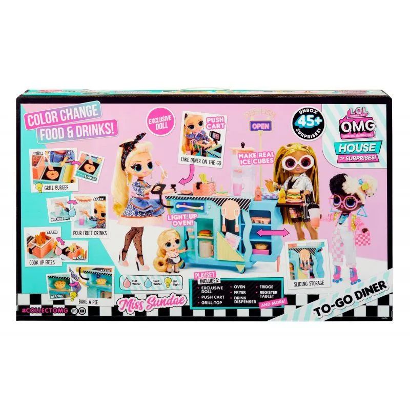 Кафе бистро LOL Surprise OMG To-Go Diner Miss Sundae 119449 набор с кухней