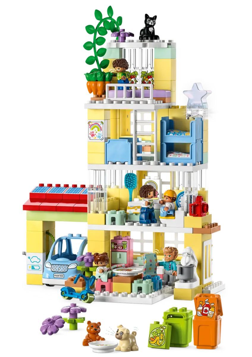 Конструктор LEGO DUPLO Town 10994 Семейный дом 3 в 1