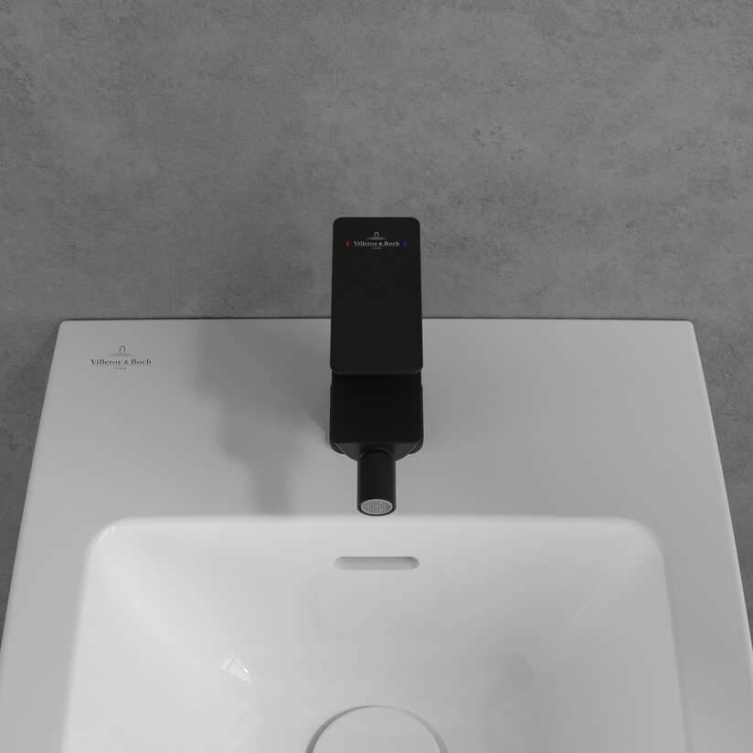 Смеситель для биде Villeroy & Boch Subway 3.0 AquaSmart матовый черный