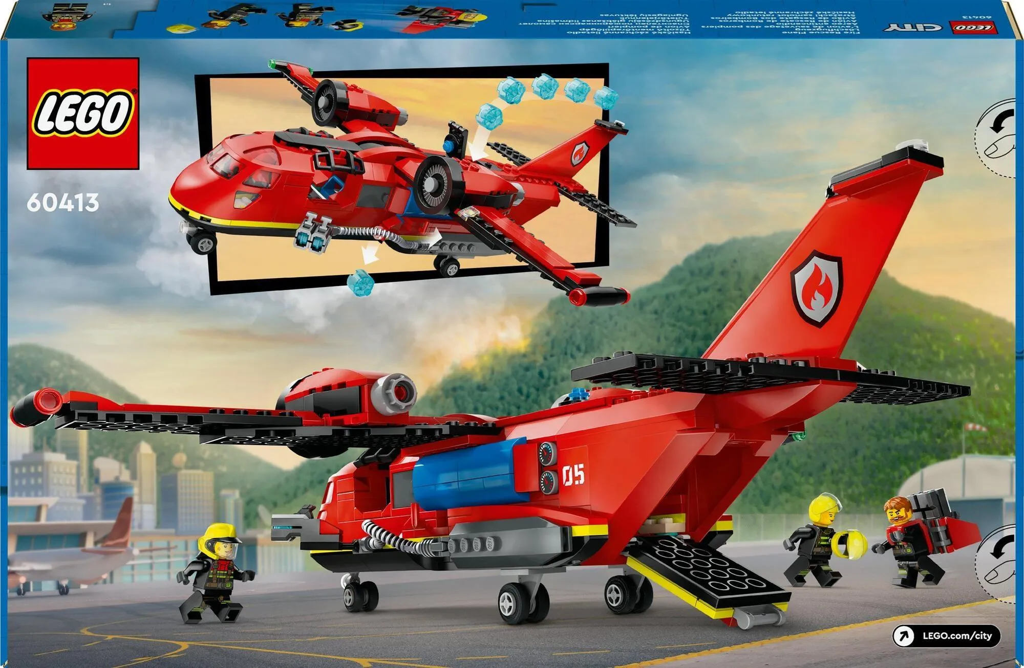Конструктор LEGO City 60413 Пожарный спасательный самолёт