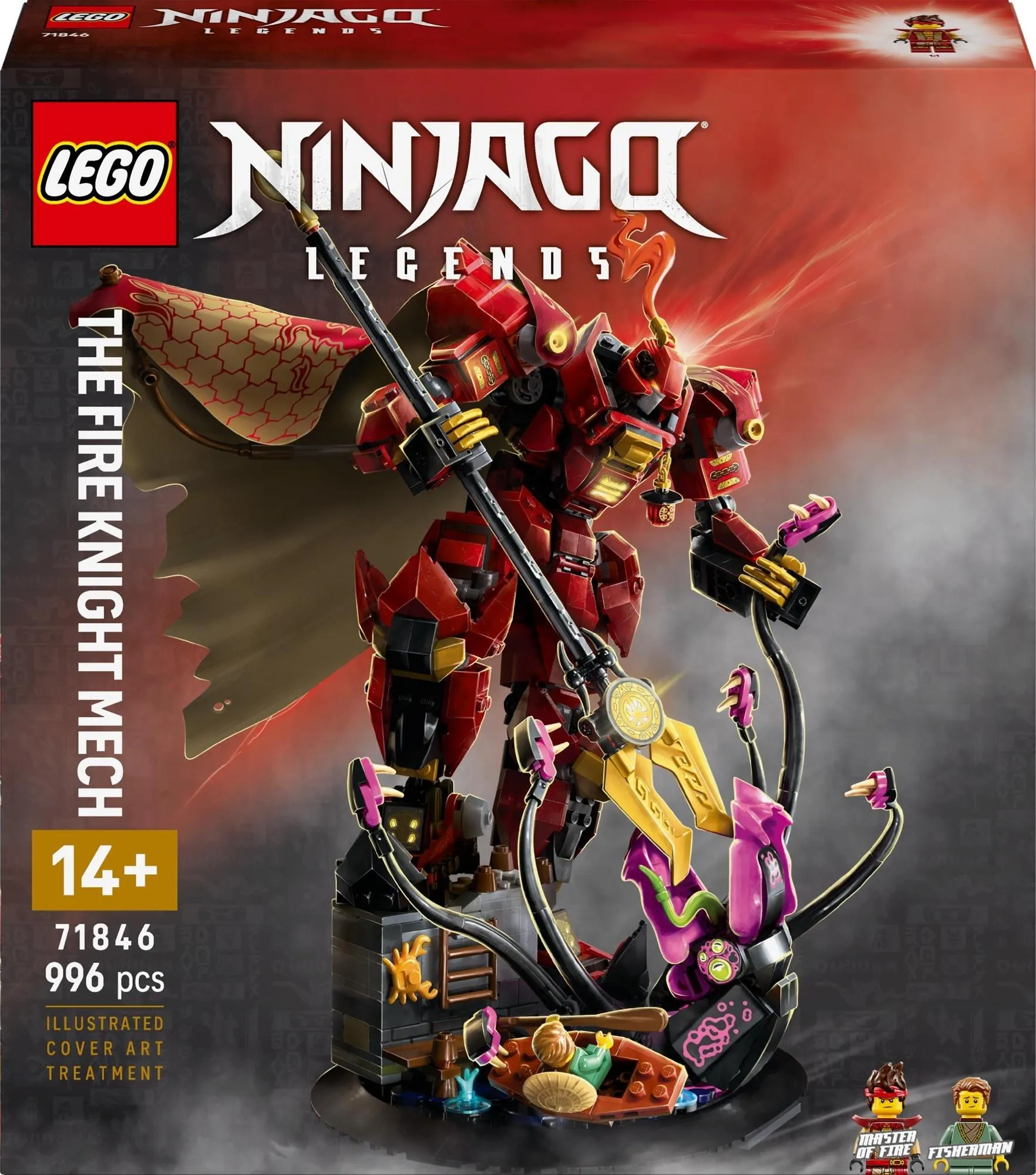 Конструктор LEGO NINJAGO 71846 Мех огненный рыцарь