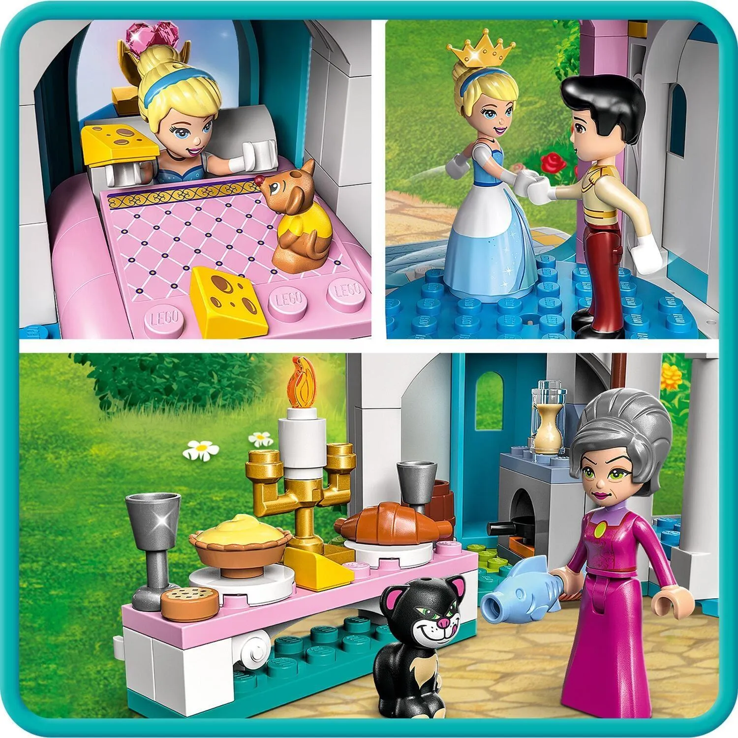 Конструктор LEGO Disney Princess 43206 Замок Золушки и Прекрасного принца