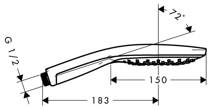Душевой гарнитур Hansgrohe Raindance Select S 26626000