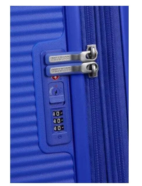 American Tourister Soundbox Чемодан увеличенный 55 см, синий