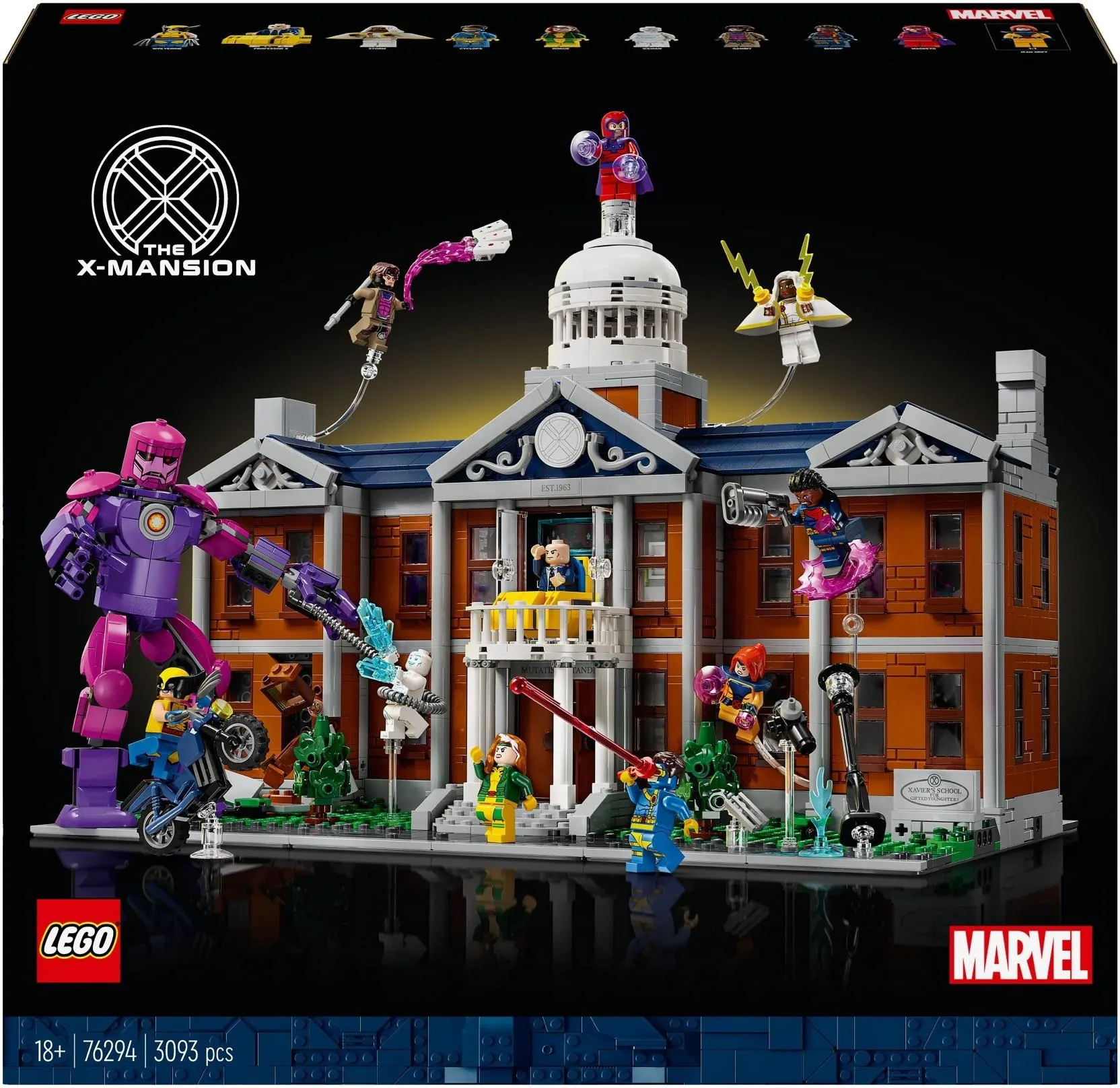 Конструктор LEGO Marvel 76294 Люди Икс: Институт Ксавьера
