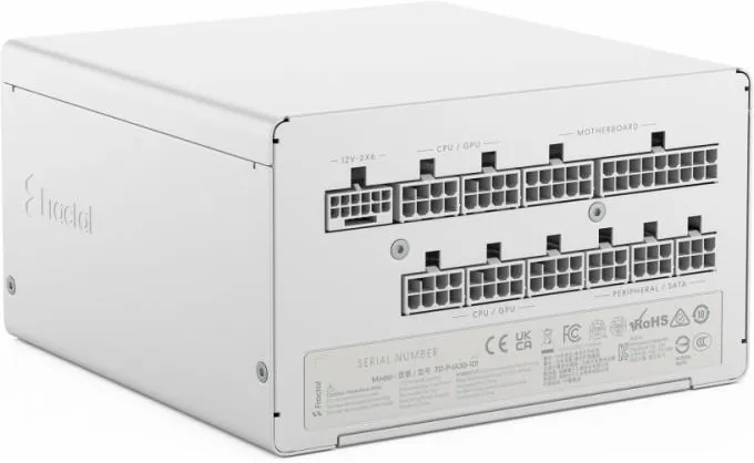 Блок питания Fractal Design Ion 3 Gold 1000W 80 Plus Gold белый