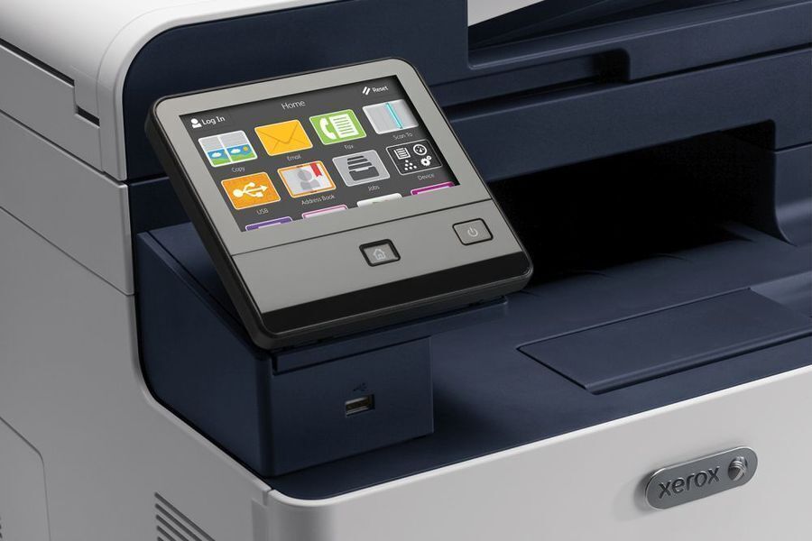 МФУ лазерное Xerox WorkCentre 6515DN, цветн., A4, белый/синий