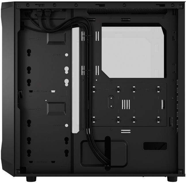 Корпус компьютерный Fractal Design Focus 2 Black Tg Clear Tint (FDCFOC2A01)
