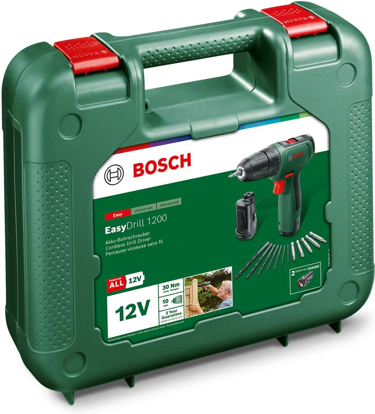 Дрель-шуруповёрт Bosch EasyDrill 1200 06039D3007