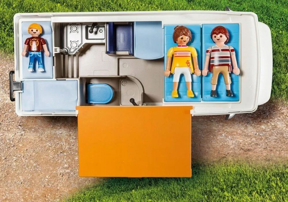 Конструктор Playmobil 9318 Family Fun - Большой Семейный кемпер с прицепом