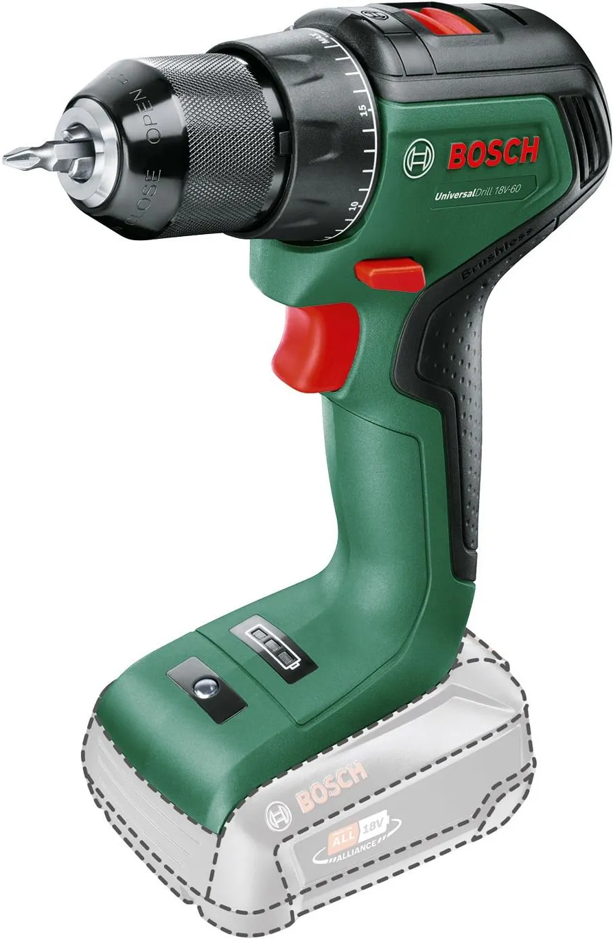 Дрель-шуруповёрт Bosch UniversalDrill 18V-60 06039D7000