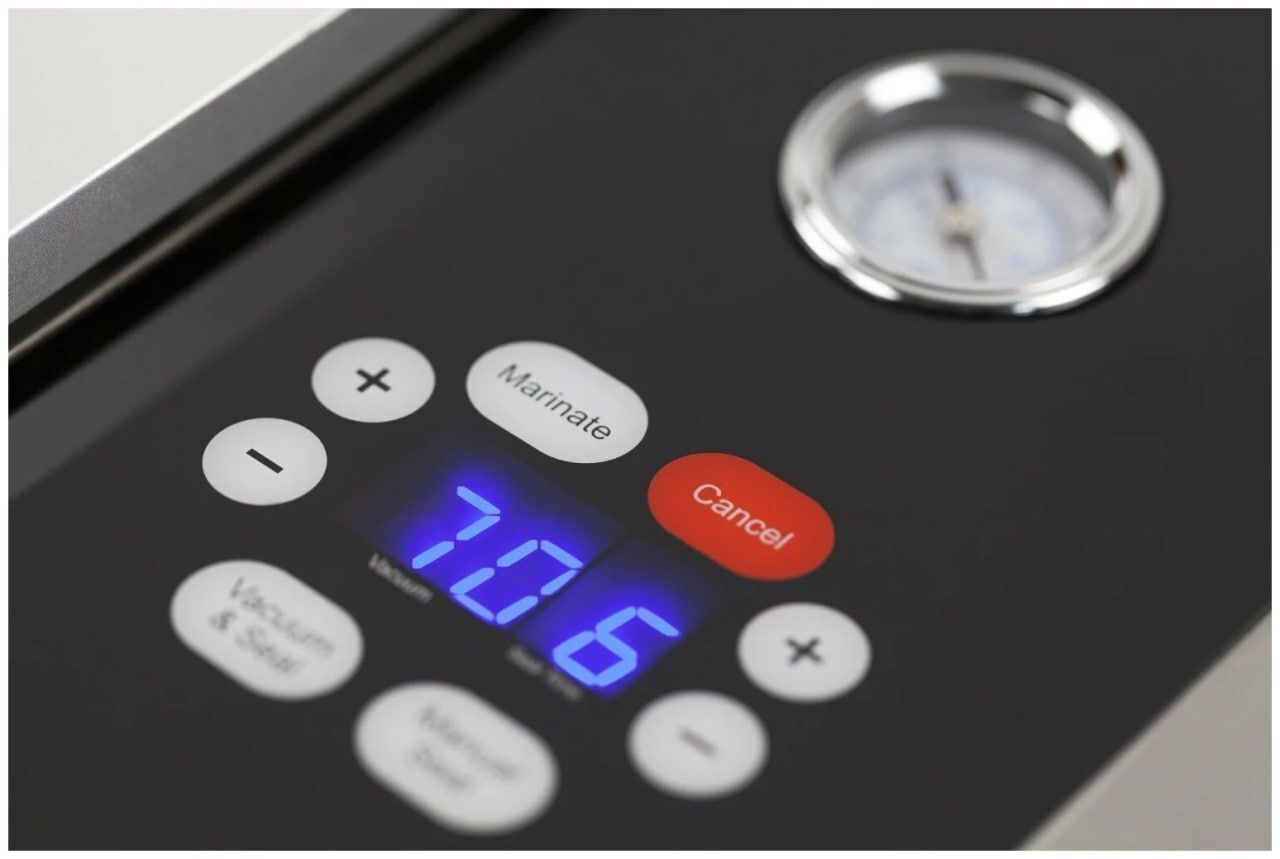 Вакуумный упаковщик Caso VacuChef SlimLine, 8 л, нержавеющая сталь