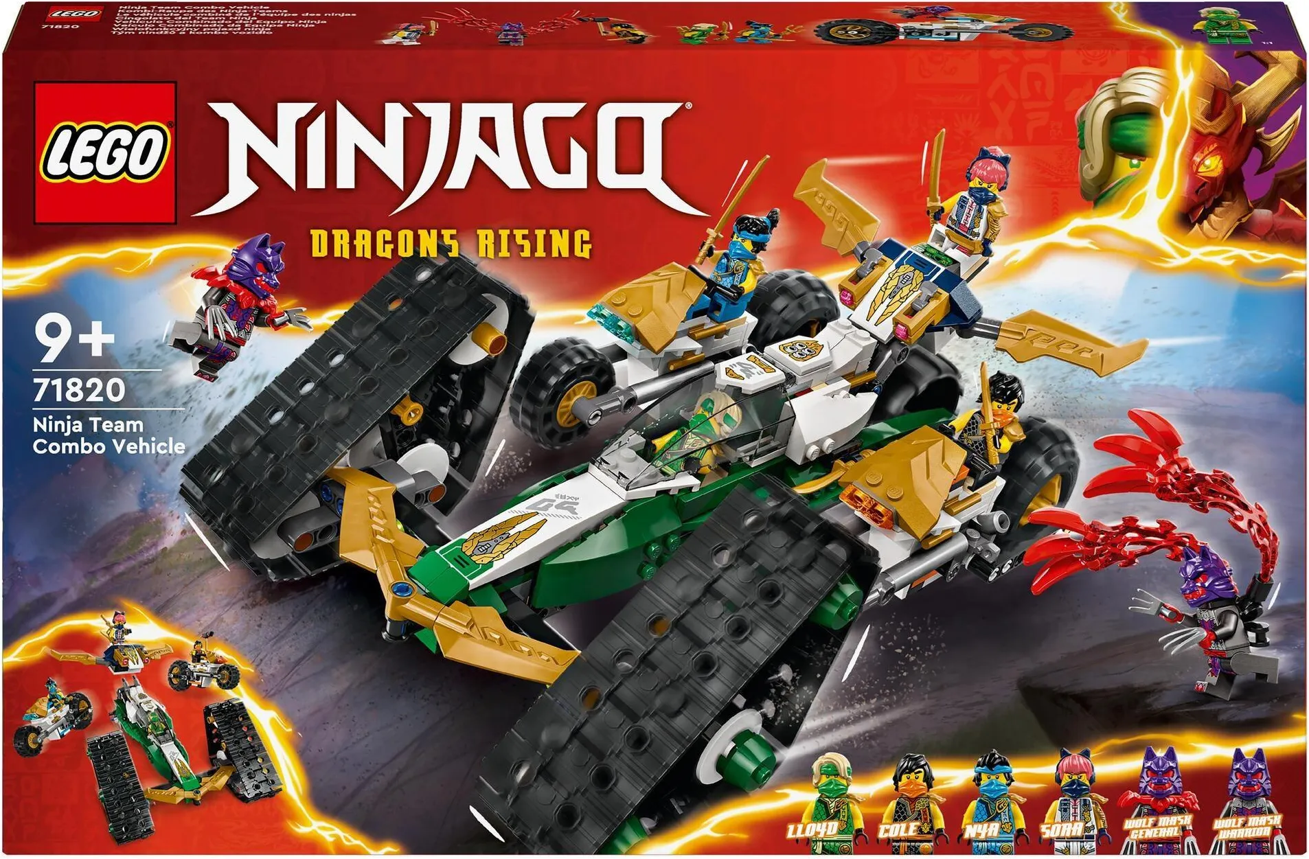 Конструктор LEGO Ninjago 71820 Многофункциональный транспорт ниндзя