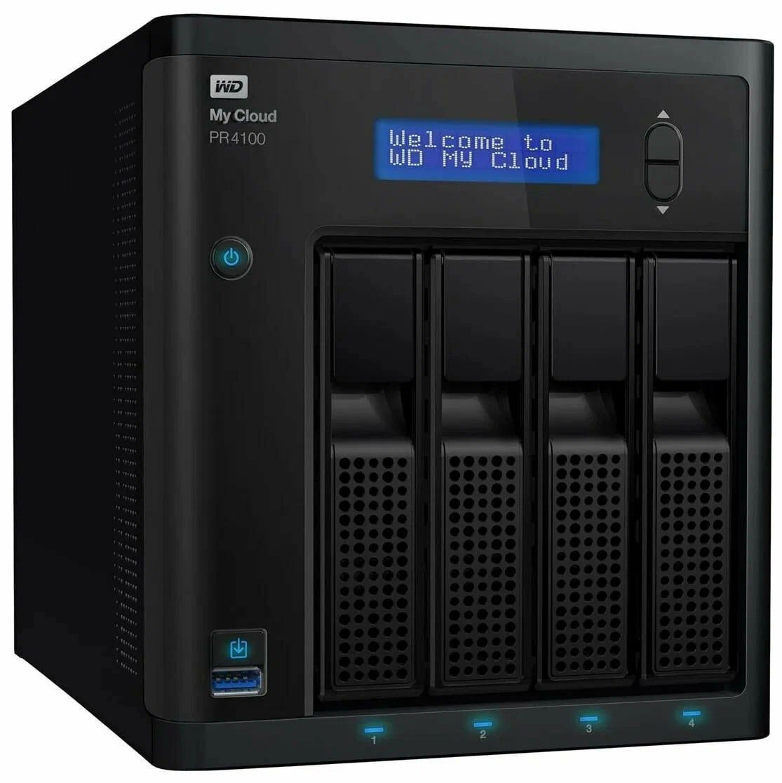 Сетевое хранилище Western Digital My Cloud Pro Series PR4100 (WDBNFA0000NBK) черный