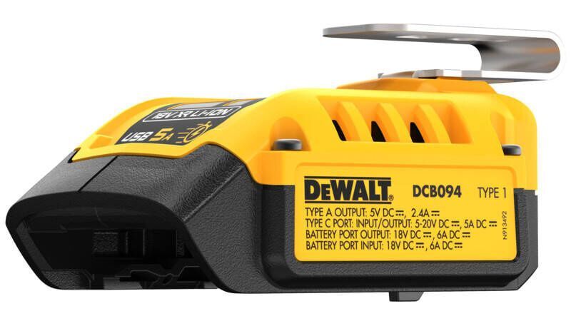 Адаптер зарядное устройство DeWalt USB DCB094K