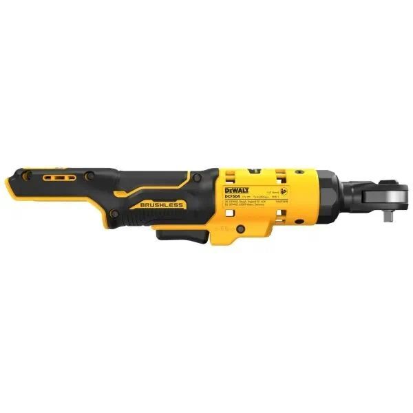 Угловой аккумуляторный гайковерт DeWALT, 1/2", 12В, без АКБ и ЗУ, DCF504N-XJ