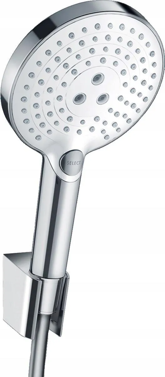 Душевой набор Hansgrohe Raindance Select S 120 Porter 1,60 м, белый/хром 26721400