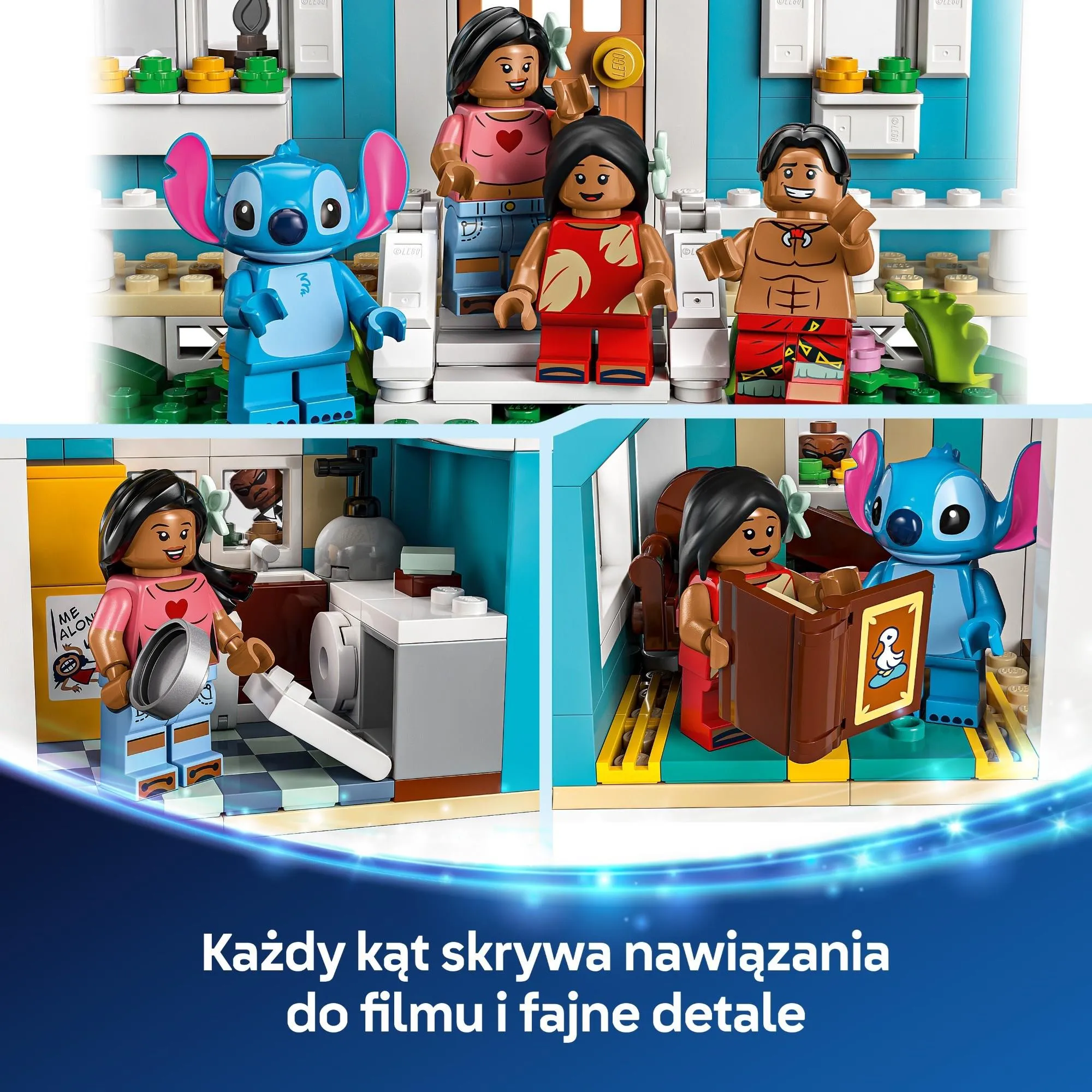 Конструктор LEGO Disney 43268 Домик на пляже Лило и Стича