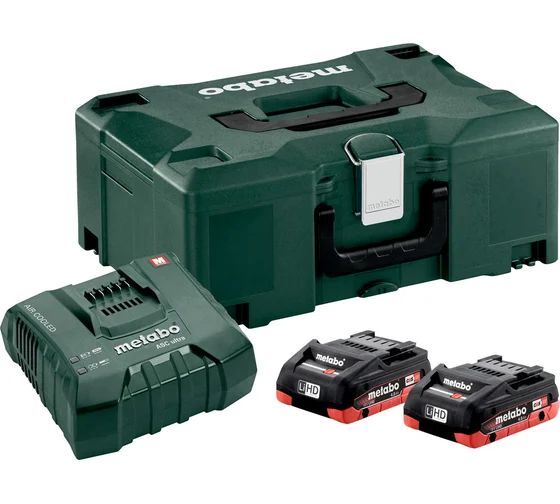 Набор аккумуляторный Metabo 2 аккумулятора LiHDX 18 V 8.0 Ah + ЗУ ASC 290 + metaBOX 685305000
