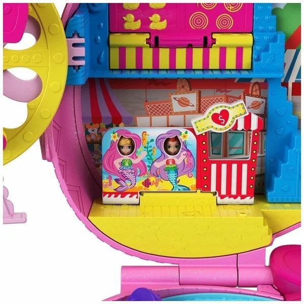 Игровой набор Mattel Polly Pocket Парк развлечений в мини-рюкзаке, GYK91
