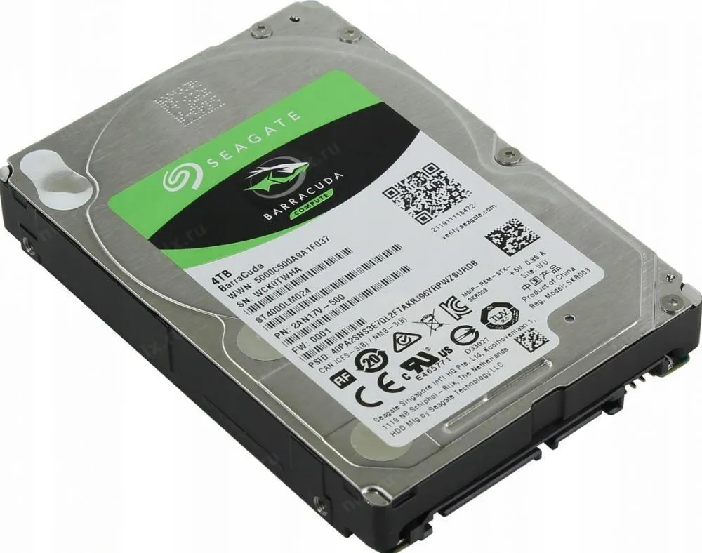 Жесткий диск Seagate BarraCuda 4TB 2.5" ST4000LM024