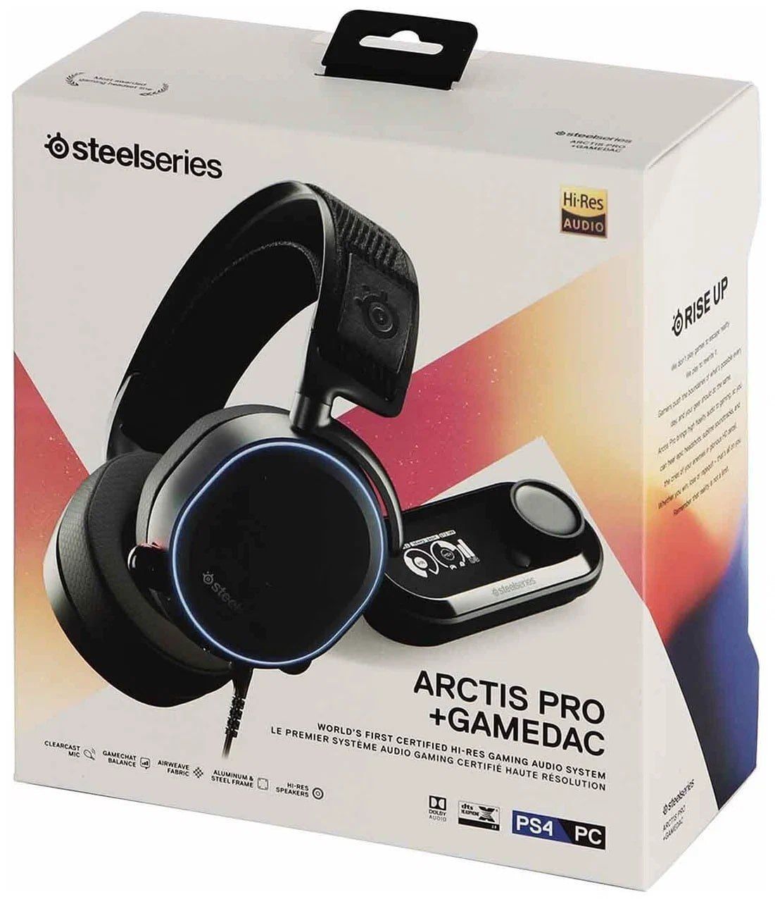 Компьютерная гарнитура SteelSeries Arctis Pro GameDAC, черный