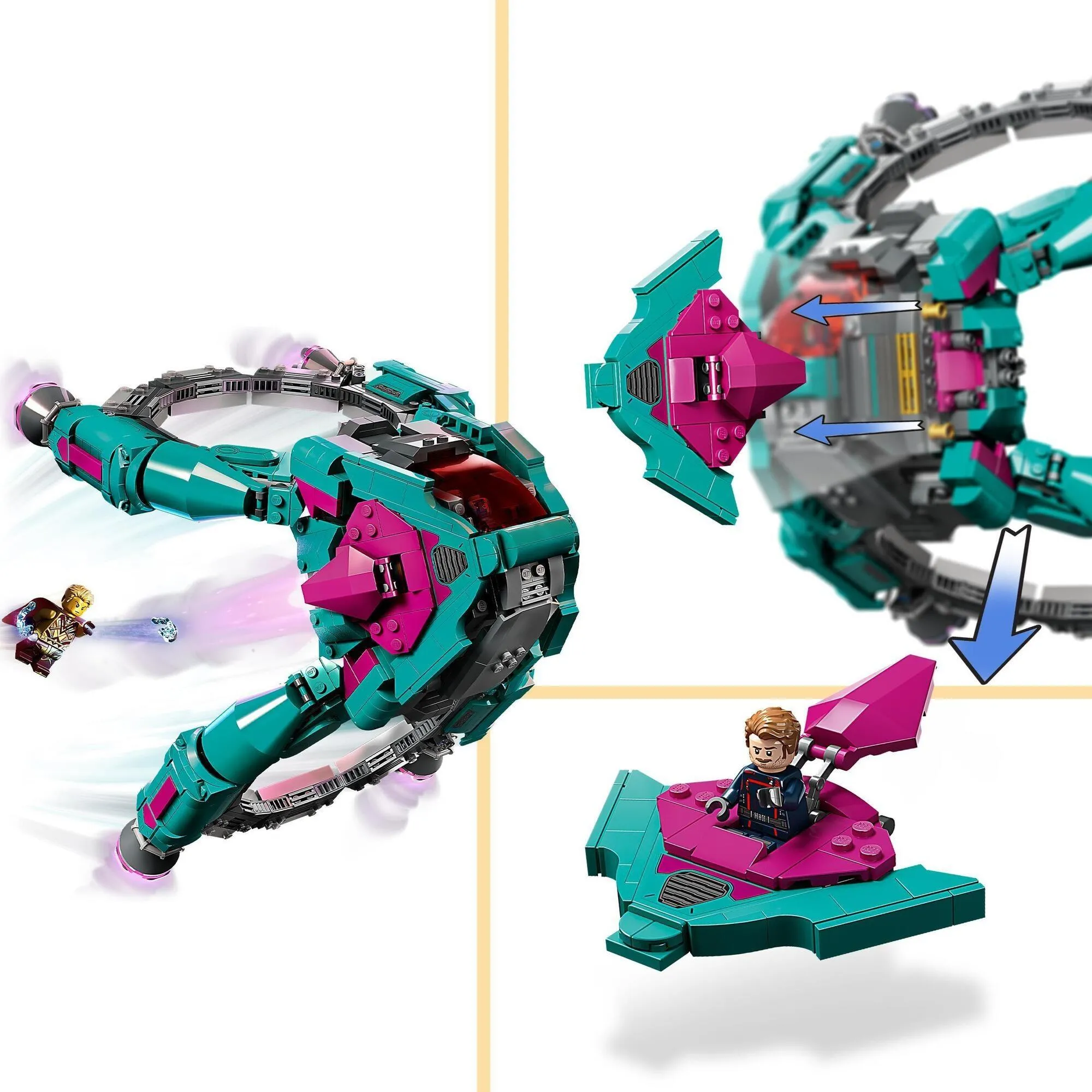 Конструктор LEGO Marvel 76255 Новый корабль Стражей