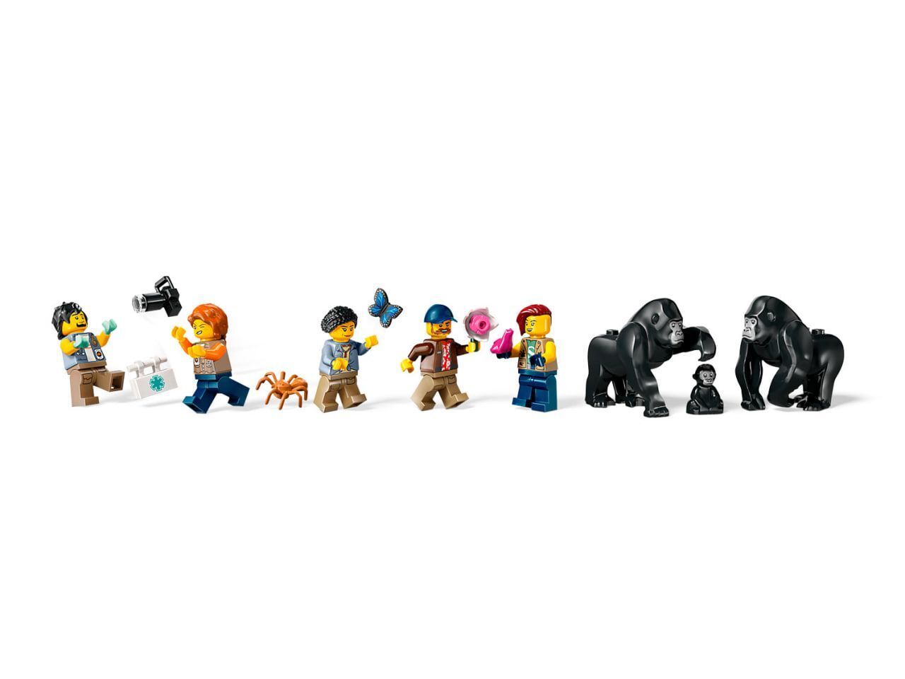 LEGO City 60437 Исследователь джунглей: вертолет в базовом лагере