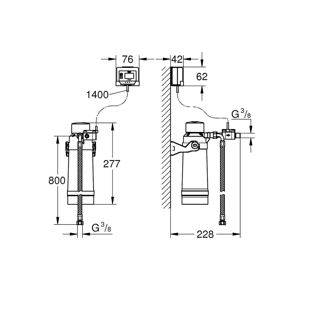 Фильтр Grohe Red с головкой 600 40438001