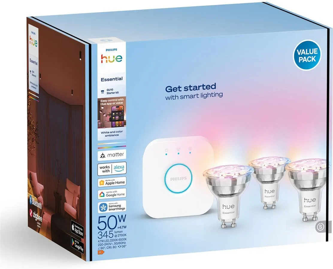 Комплект PHILIPS HUE Essential Gu10 8721103103710