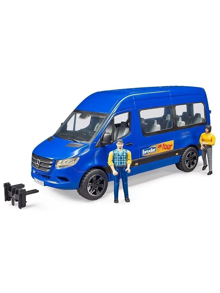 Микроавтобус Bruder Bruder Mercedes-Benz Sprinter 02-670 1:16, 43.5 см, синий