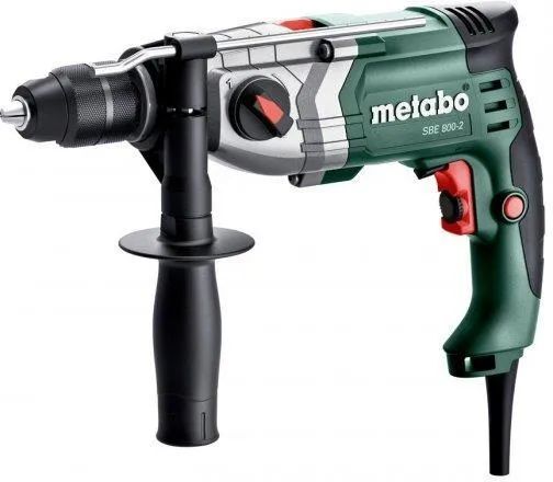 Дрель ударная Metabo SBE 800-2 с патроном Futuro Plus 601744500 в кейсе