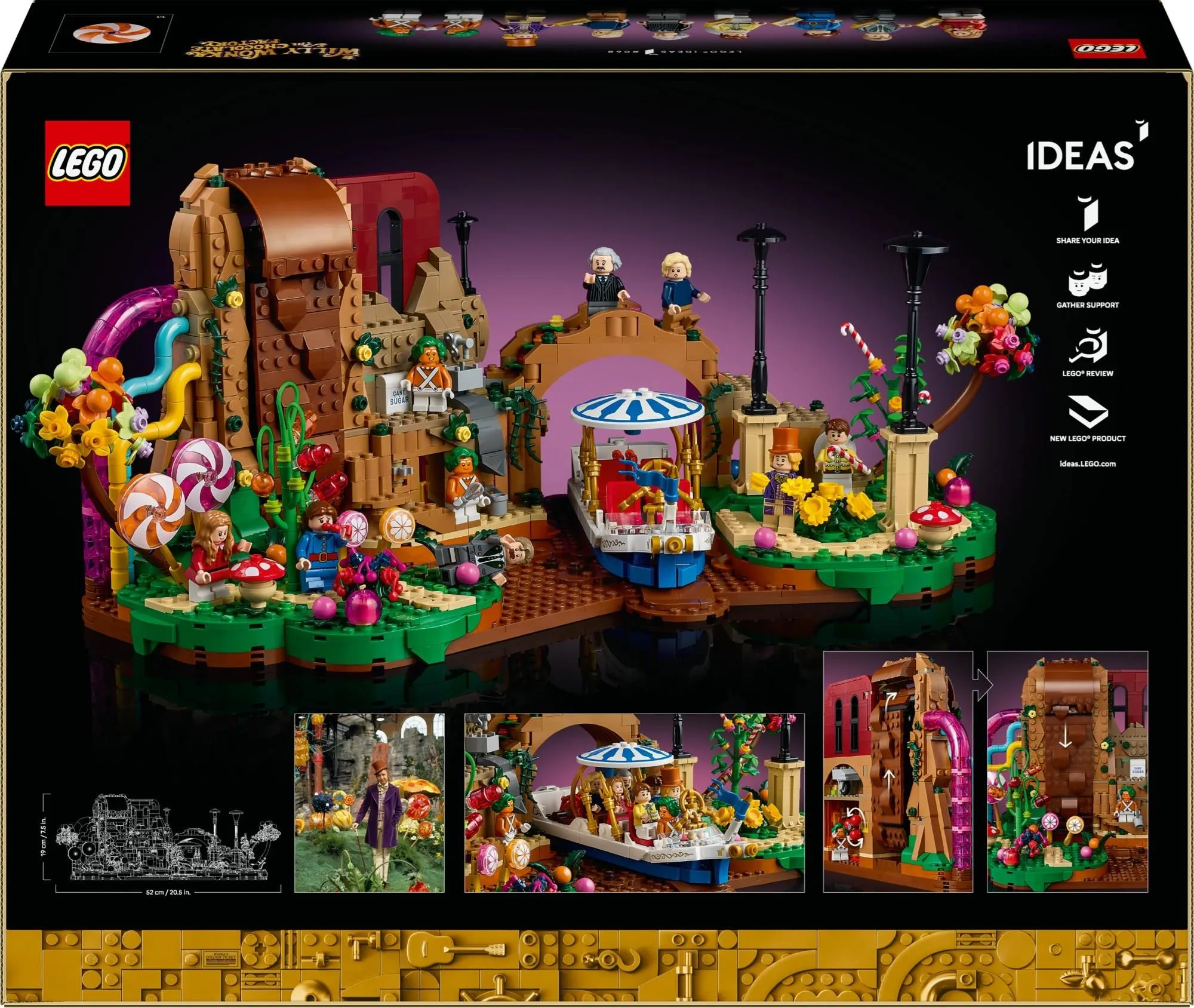 Конструктор LEGO Ideas 21360 Вилли Вонка и шоколадная фабрика