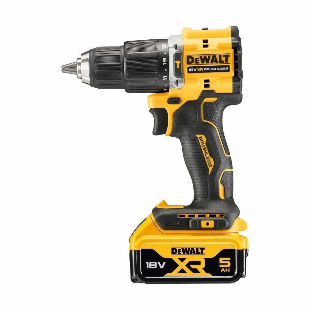Аккумуляторная бесщеточная ударная дрель-шуруповерт DEWALT DCD100YP2T