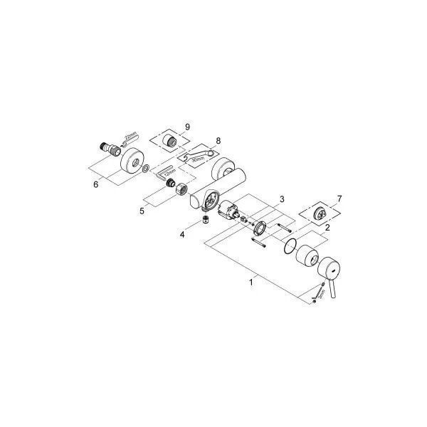 Смеситель для ванны Grohe Concetto 32210001 хром