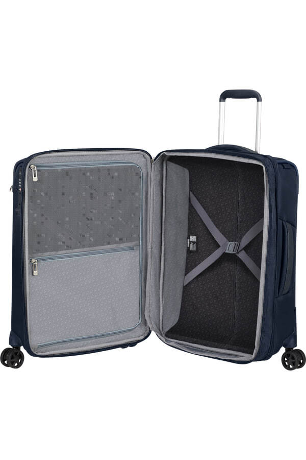 Чемодан Samsonite Respark 143329-1549 55см 43/49л Midnight Blue expandable